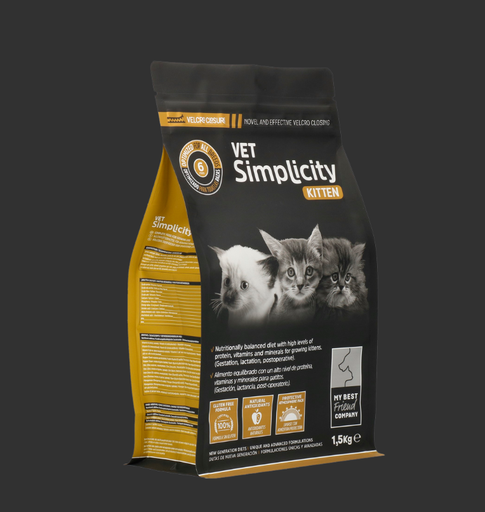 [VSP6202-2015] VETSIMPLICITY  KITTEN CAT  4X1.5KG