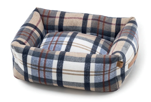 [CP5511055] LEO PET CAMA "ELBA" BLUE TARTAN 45x60 CM