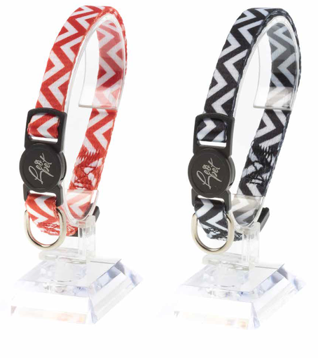 [CGC014] LEO PET COLLAR GATO ESTAMPADO MOSAICO COLOR VARIADO
