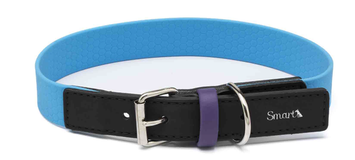 [SM23.45LB] LEO PET COLLAR PVC AZUL CLARO 45X2,5 CM