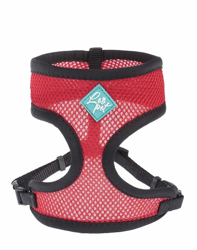 [CGC217] LEO PET SET DE PASEO PARA GATO COLOR ROJO 