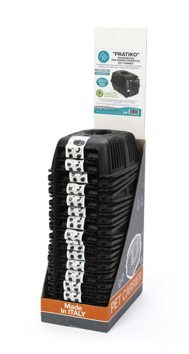 [100401R22220] LEO PET TRANSPORTIN 100% RECICLADO "PRATIKO" CON PUERTA DE HIERRO 48x31'5x33