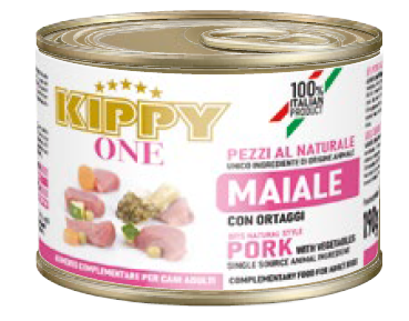 [2495] KIPPY ONE ESTOFADO CERDO CON VERDURAS 190GR (24 UND.) 