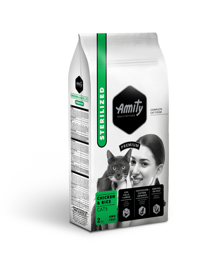 [04GA002000.0058.0192] AMITY CAT PREMIUM STERILIZED CHICKEN 2KG - PVP 8'66€