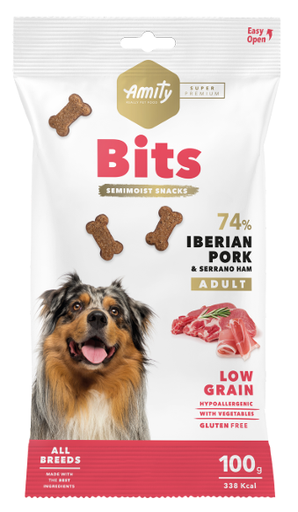 [40PE000100.0002.0080] AMITY BITS IBERIAN PORK & JAMÓN 100GR    