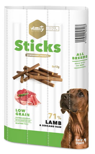 [40PE000096.0004.0624] AMITY STICKS CORDERO & JAMÓN 96GR    