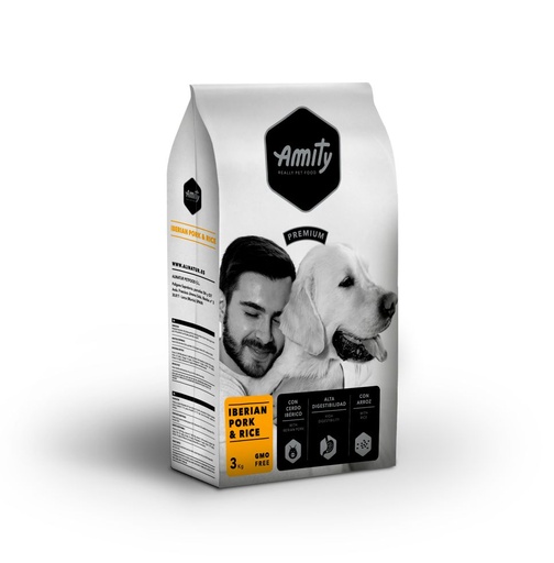 [04PE004000.0100.0096] AMITY DOG PREMIUM ADULT IBERIAN PORK 4KG - PVP 10€