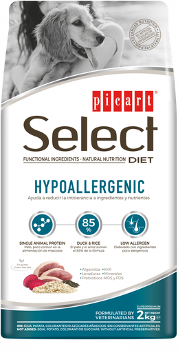 [01716110] PICART SELECT DIET HYPOALLERGENIC 10KG