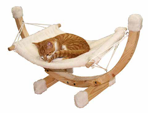 [K82591] LEO PET HAMACA SIESTA CON ASIENTO SUAVE 73X36X34CM