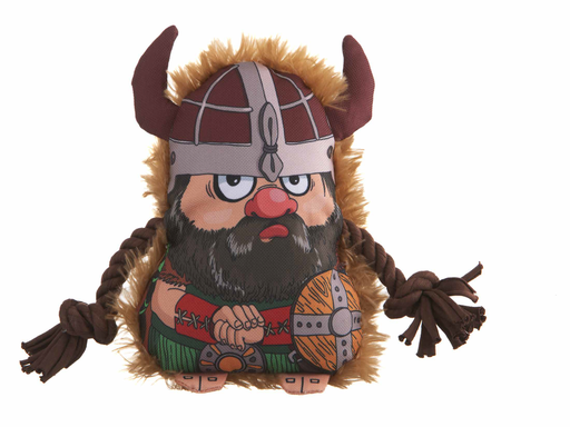 [GH952358] LEO PET JUGUETE BJORN VIKINGO ELÁSTICO TEJIDO Y FELPA 